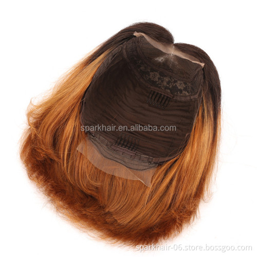 SPARK Pre Plucked Lace Wig Vendor 4x4 Lace closure Wig Virgin Cuticle Aligned Hair Manufacturer Wholesale Virgin Hair Wigs